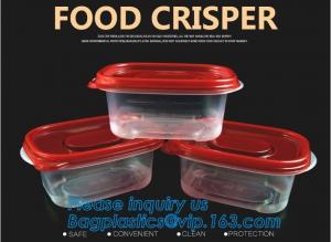 China food crisper,Fresh Keeping Box Round Vacuum Food Container with Press & Push Lid,sealed food storage box food grade vacu on sale