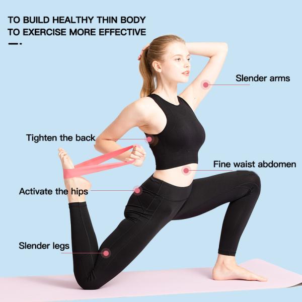 OEM Natural Latex Resistance Bands Full Body Resistance Loop Tye Dye