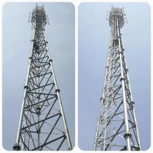 High Quality Steel Angle Communication Tower For Telecommunication Network Infrastructure
