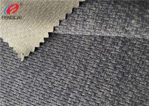 China 165GSM Polyester Melange Bird Eye Mesh Fabric Weft Knitting Sports Fabric on sale