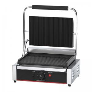 China Non-Stick Coating Contact Grill Black Silver Sandwich Maker Grill on sale