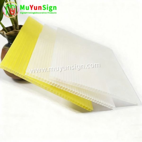 Livestock Pens / Tank Covers PP Corrugated Sheets 100% Waterproof / Weather Resistant