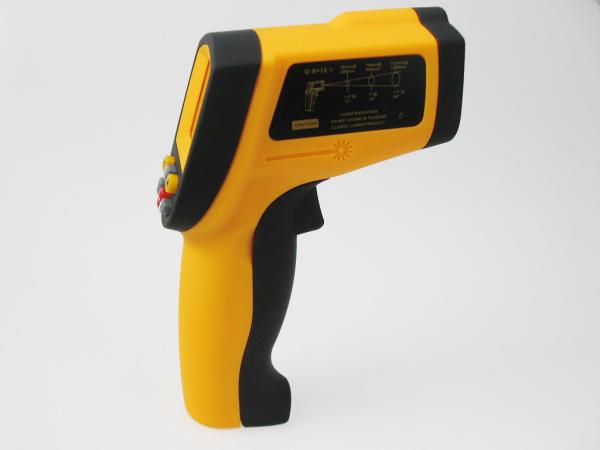 Quality Wavelength 8μm -14μm 550℃ Non Contact Laser Infrared Thermometer Handheld for sale