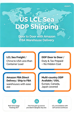 LCL Sea Freight Transportation Customs Clearance Global Coverage Real Time Tracking