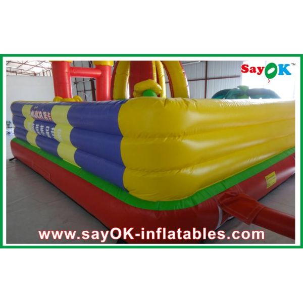 Oxford Cloth / PVC Outdoor Inflatable Bouncy Castle For Amusement Park