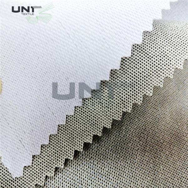 230gsm 3.5H Hand Feeling Fusible Interlining Cotton Fusing Garment Woven Rolls For Caps