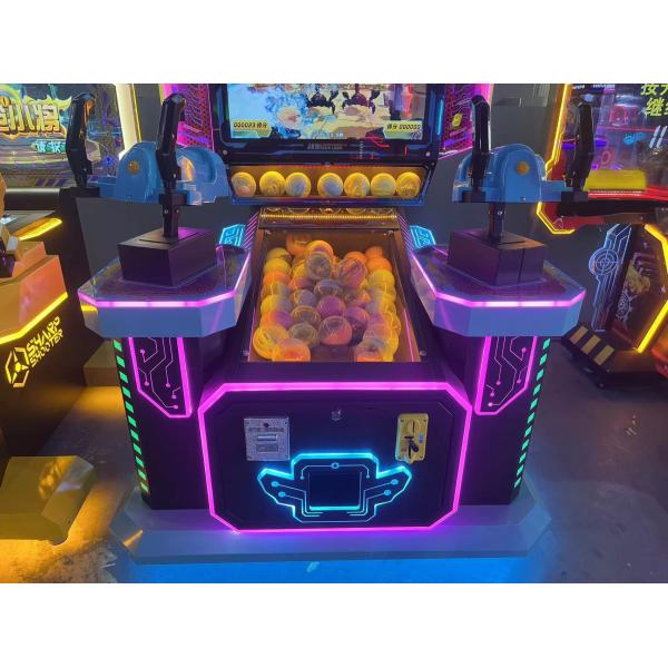 Kids Pusher Arcade Coin Operated Gun Shoot Game Machine For Indoor Amusement