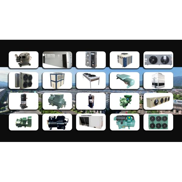 Galvanized Steel Condensing Unit for -40C- 10C Evaporating Temperature using R-410A Refrigerant