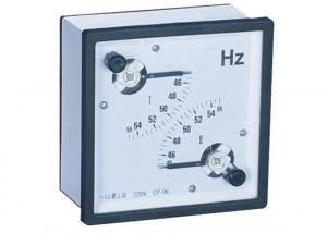 China 96 * 96  45 - 65 Hz Analogue Panel Meters ,  Dual Frequency Meter on sale