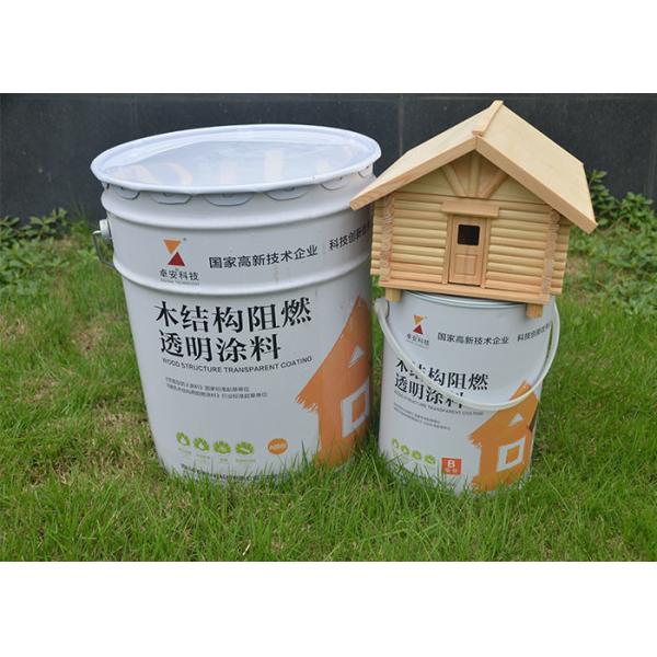 White Passive Intumescent Fire Resistant Coating For Wood Transparent Eco Friendly