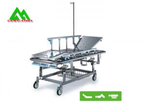 China Stretcher Bed Hospital Ward Equipment With Wheels , Patient Transport Stretchers on sale