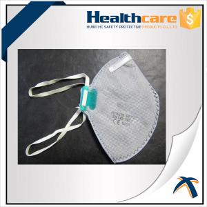 Disposable Folding Pm 2.5 Filter Mask / Respirator Mask For Pollution NIOSH Certification