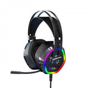 Buy cheap Deep bass 7.1 surround sound stereo RGB headsets over ear headband OEM wired gaming headphones with mic for PS4 PS5 product