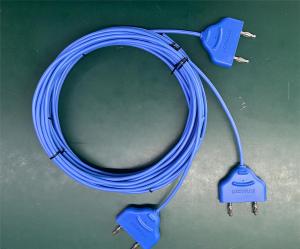 China 5000V 3050mm Cable Assembly Harness Anti Interference  Insulation Blue Wire Harness on sale