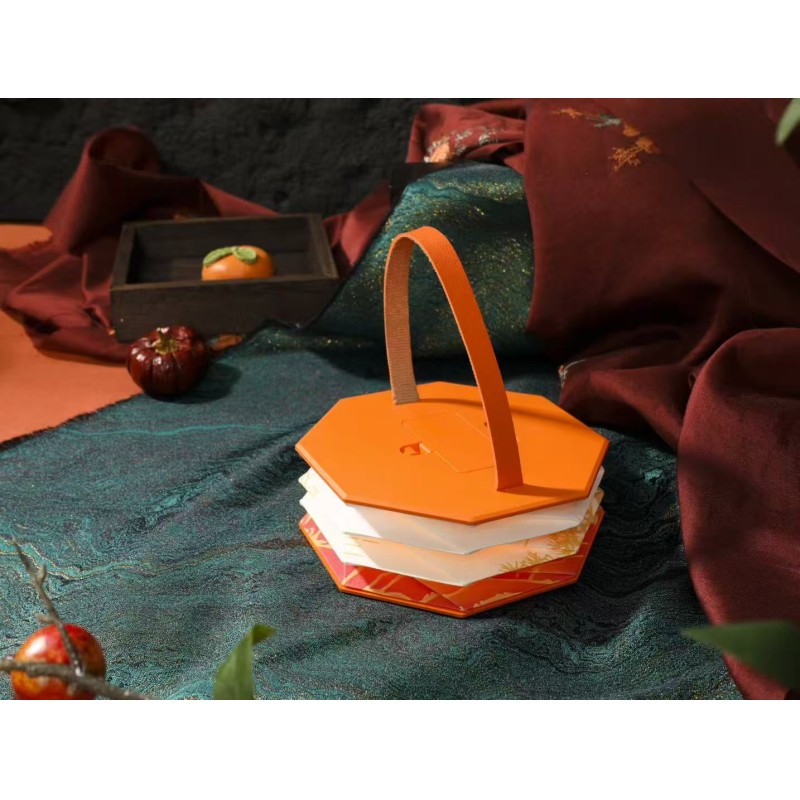 Hollow Folding Crinkle Paper Lamp Wireless Floor Standing Silkscreen Printing