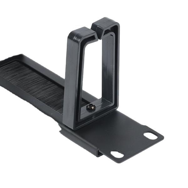 1U 12 ring 24 ring cable management bar for Networking System in 19" rack data cabinet