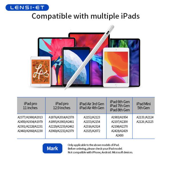 13g High Precision Digital Stylus Pen With Palm Rejection Apple Pencil Replacement