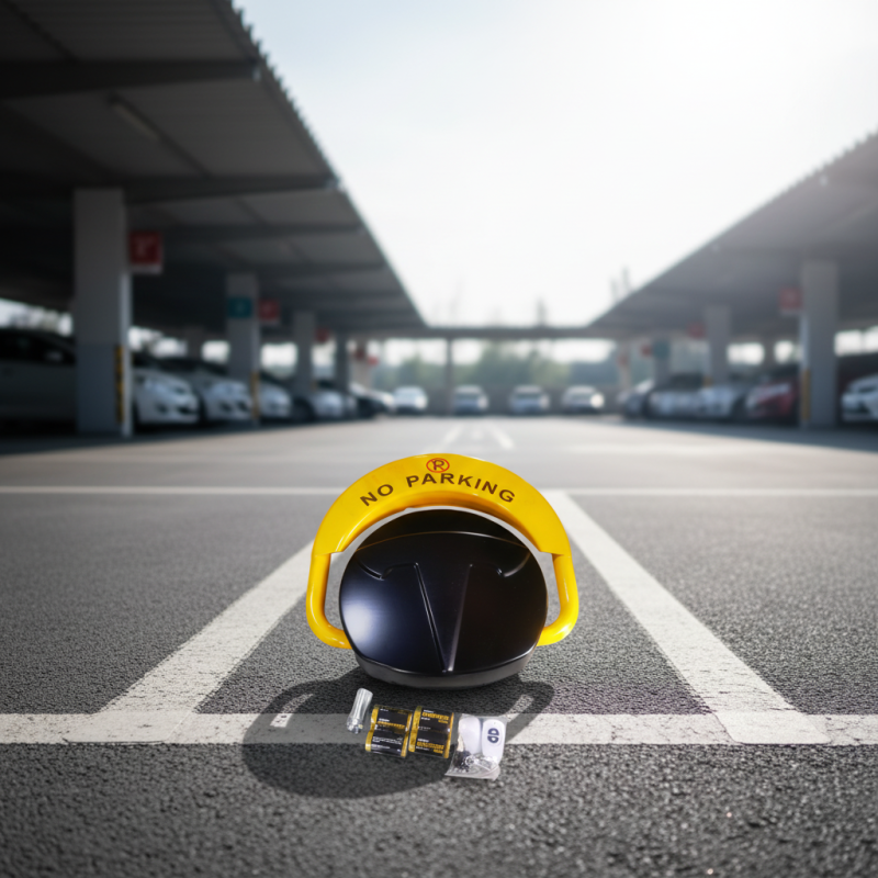 Safety Car Parking Locks Remote Control Smart Parking Lock Device