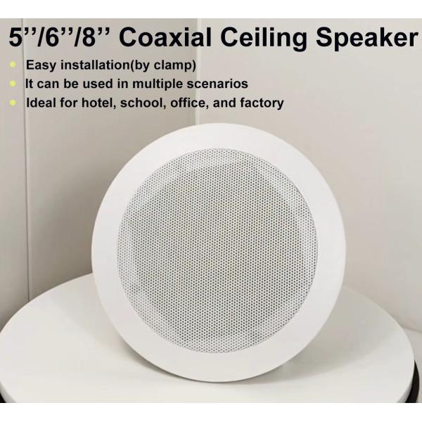 6 Inch Coaxial Speaker 30W Commercial Ceiling Speaker OEM ODM Loudspeaker