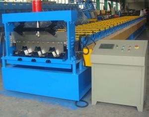 China Automatic Floor Deck Roll Forming Machine , Steel Rolling Machine High Efficiency on sale
