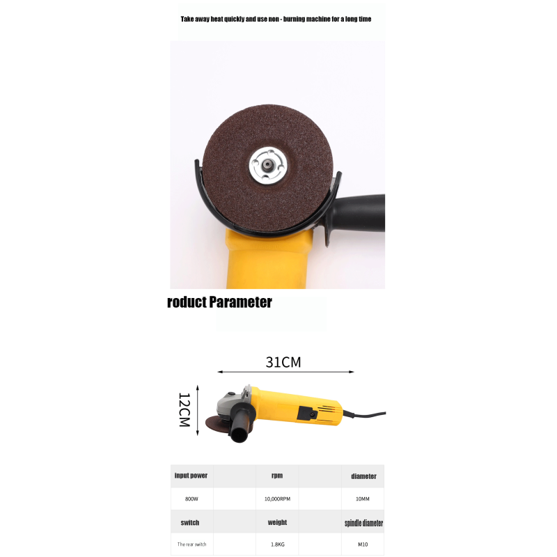 100mm 220V China Professional Customizable Angle Grinder Cordless Angle Grinders Sander Tool Sets De Walt