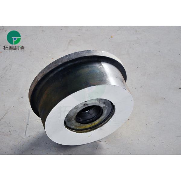 Heat Treatment Industry Rail Mounted Casting Wheel Forged Steel Crane Wheels