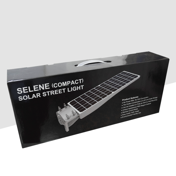 External Solar Led Street Light 1800 Lumen With Remote Control Function