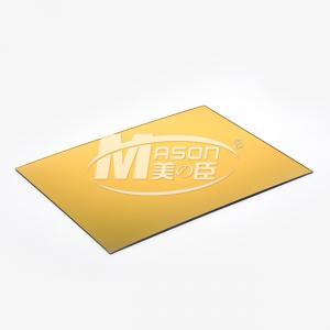 Buy cheap Golden Silver Single Side Perspex Mirror Cut To Size Mirror Acrylic Sheet 1220X2440mm product