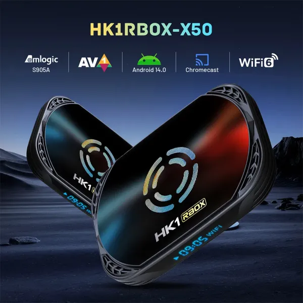 WiFi6 4K Resolution Ultra HD Android 14 Set Top Box With Smartive Player PRO