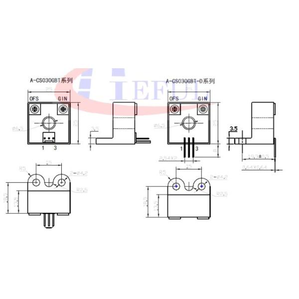 Precision AC Current Transmitter / Open Loopcurrent Transducer A-CS030GBT(-D)