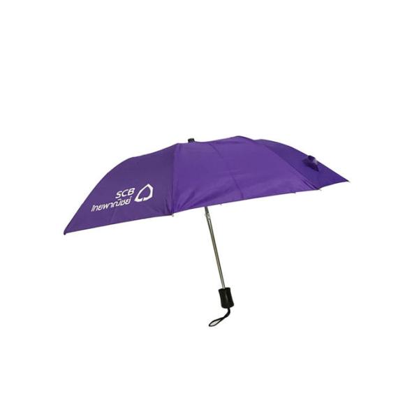 Foldable Anti UV Umbrella , Triple Fold Umbrella Super Light Manual Close Open