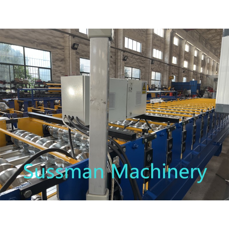 PPGI Color Steel Material Thickness 0.3-0.8mm 1220mm Coil Width Steel Roofing Roll Forming Machine