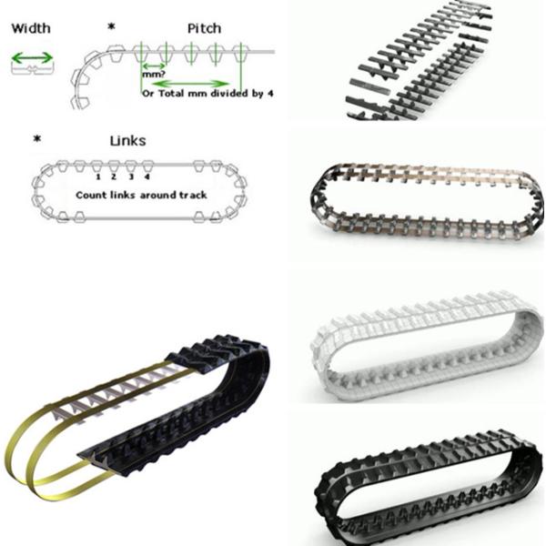 Continuous Inner Steel Cord Rubber Track For JCB 320T MC110 450 X 86 X 56