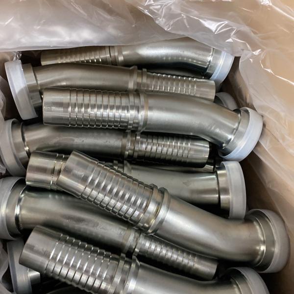 87942 Swaged 6000 PSI Hydraulic Hose Connectors SAE Carbon Steel