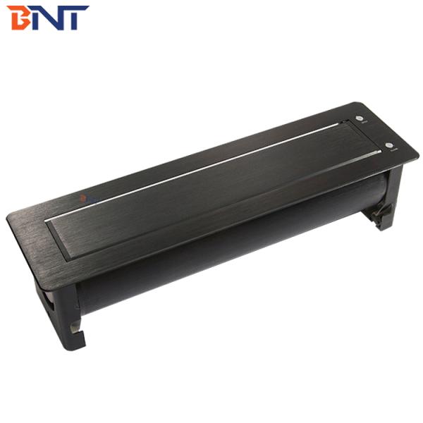 Smart motorized rotate hidden tabletop power socket with usb port