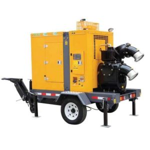 China 6 Diesel Engine Water Pump Trailer Type 350m³/h on sale