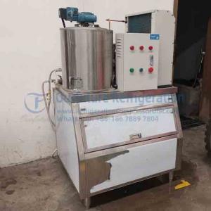 Buy cheap Refrigerant Gas R404a Ice Flake Making Machine 1.6mm Thickness 1.6Ton/Day product