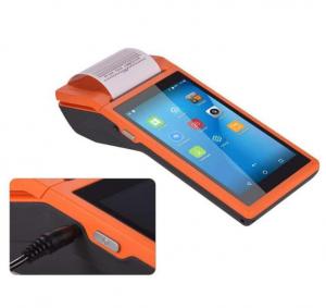 Buy cheap BT WIFI Handheld Point Of Sale Terminal Orange Portable Billing POS Machine product