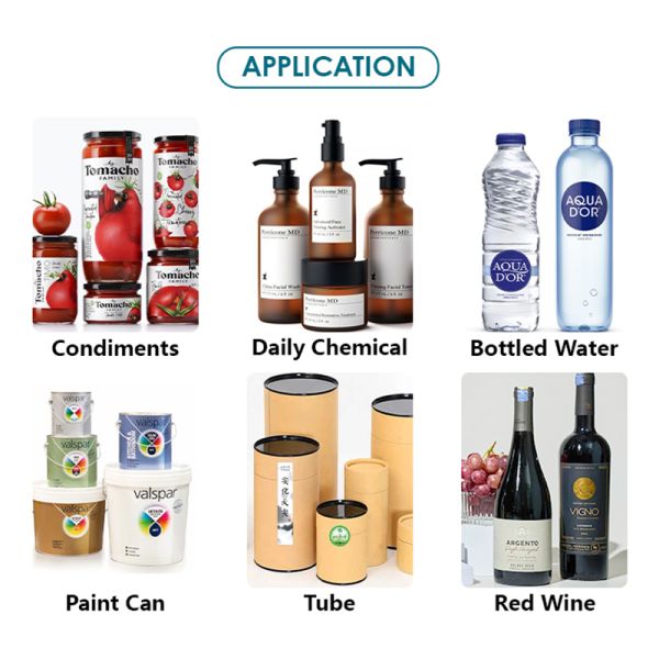Self Adhesive Bottle Sticker Labeling Machine Applicator Plastic Glass Bottle 220V