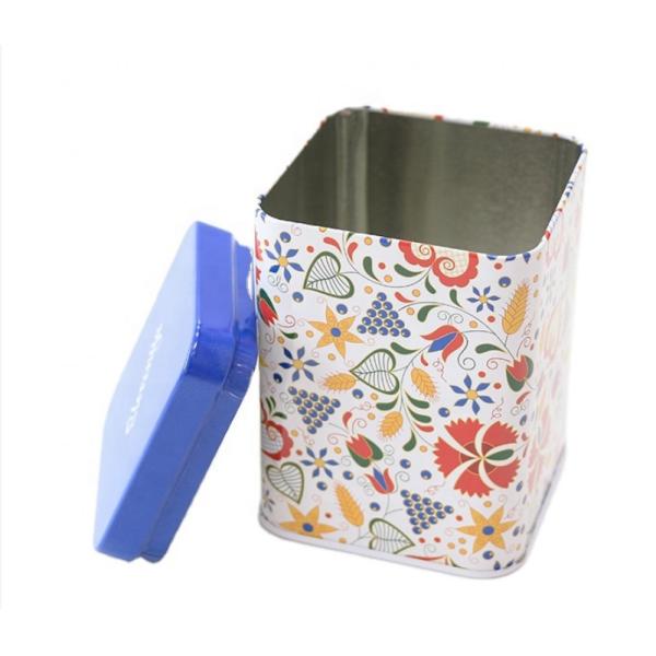 Waterproof 0.3mm Thickness Coffee Tin Containers Tea Storage Box