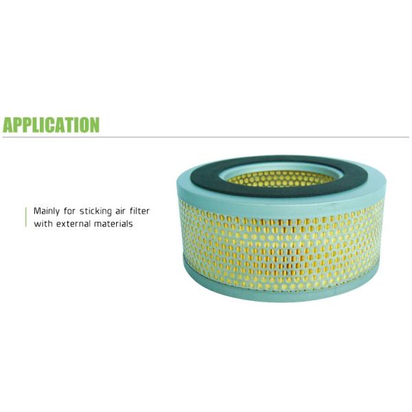 Pleated air filter EVA hot melt glue