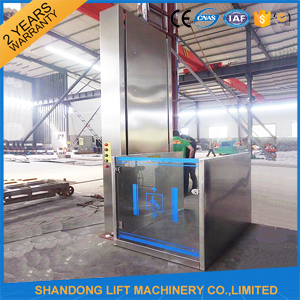 Hydraulic Vertical Wheelchair Platform Lift Elevator For Disabled People CE
