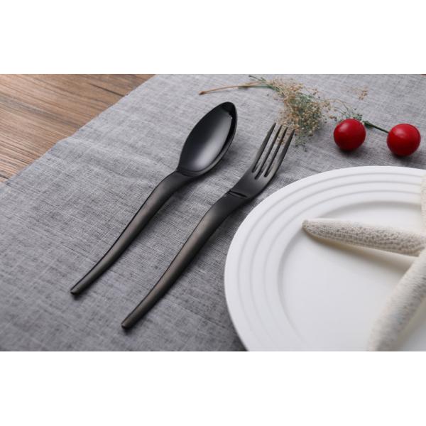 Mirror Polish With Hand Polish Silver Color Cutlery Set Stainless Steel Silveware Set