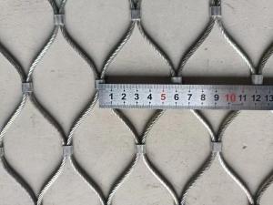 Buy cheap SUS304 Stainless Steel Wire Rope Mesh Smooth Surface For Safety product