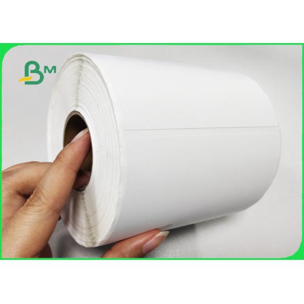 White Color Thermal Sticker Paper PVC Proof 40 * 30cm For Bar Code Printing