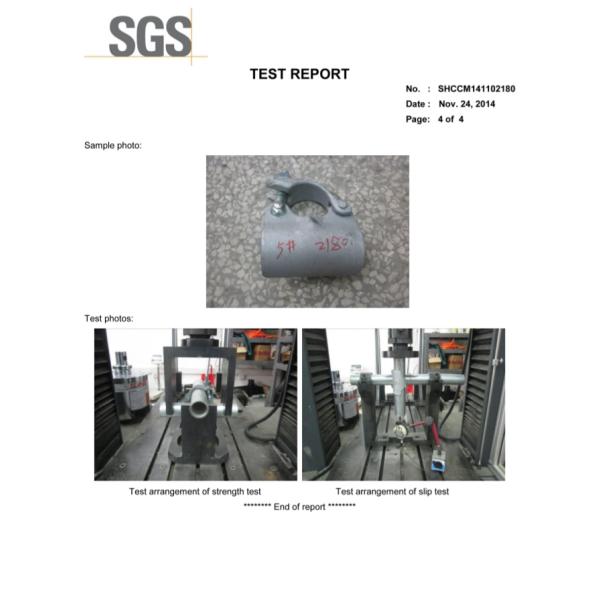 Forged cap single putlog coupler 0.65kg