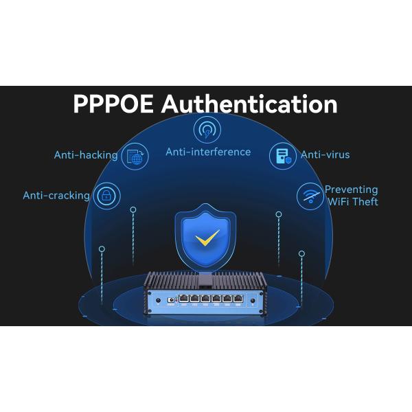 Celeron Router Mini Computer With DDR4 16GB RAM Fanless Cooling Method