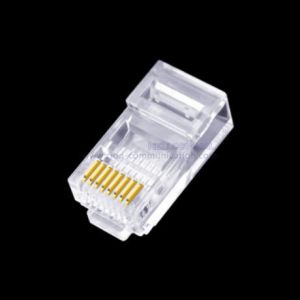 Buy cheap Unshielded Cat5E Modular Plug UTP 8P8C PT RJ45 Connector product