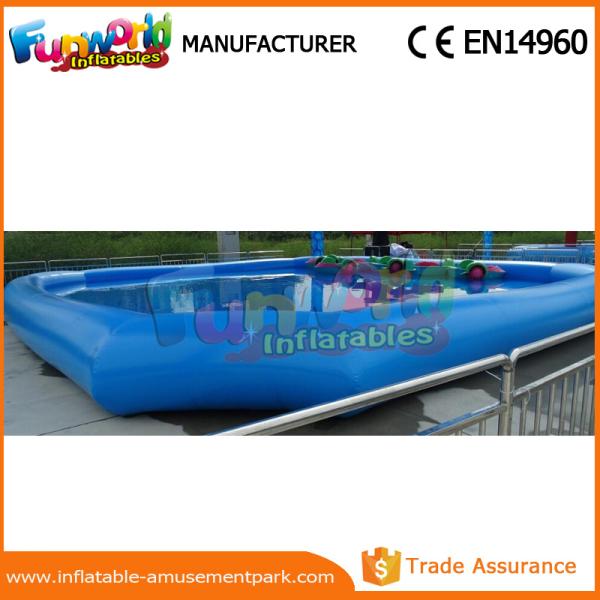 Circle / Square Large Adult Inflatable Swimming Pool Commercial Inflatable Water Pool