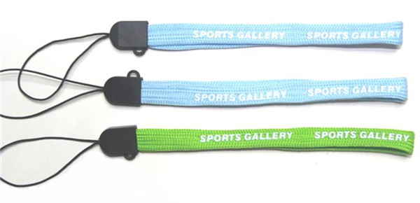 Tailored tubular polyester wrist loop strap for camera mobile phone hanging, loop lanyards